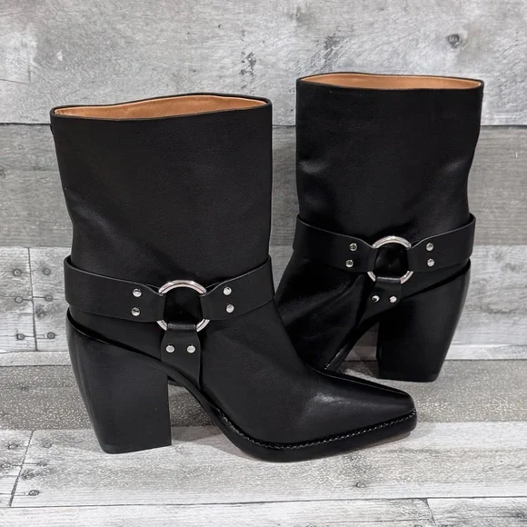 RAG & BONE Rio Western Boots in Black - Size - 7.5 - Picture 2 of 10